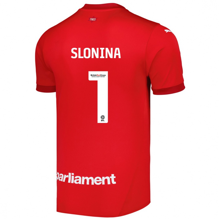 Femme Football Maillot Gabriel Slonina #1 Rouge Tenues Domicile 2024/25