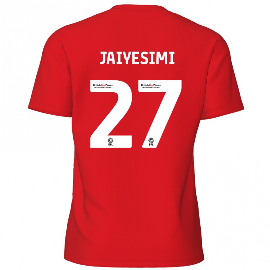 Femme Football Maillot Diallang Jaiyesimi #27 Rouge Tenues Domicile 2024/25