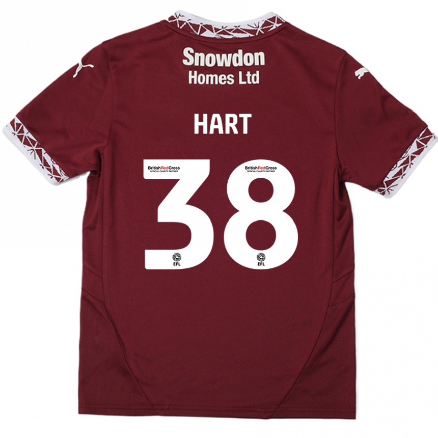 Femme Football Maillot Jamari Hart #38 Bordeaux Tenues Domicile 2024/25