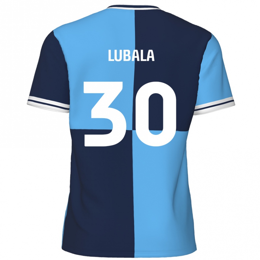 Femme Football Maillot Bez Lubala #30 Bleu Ciel Bleu Foncé Tenues Domicile 2024/25