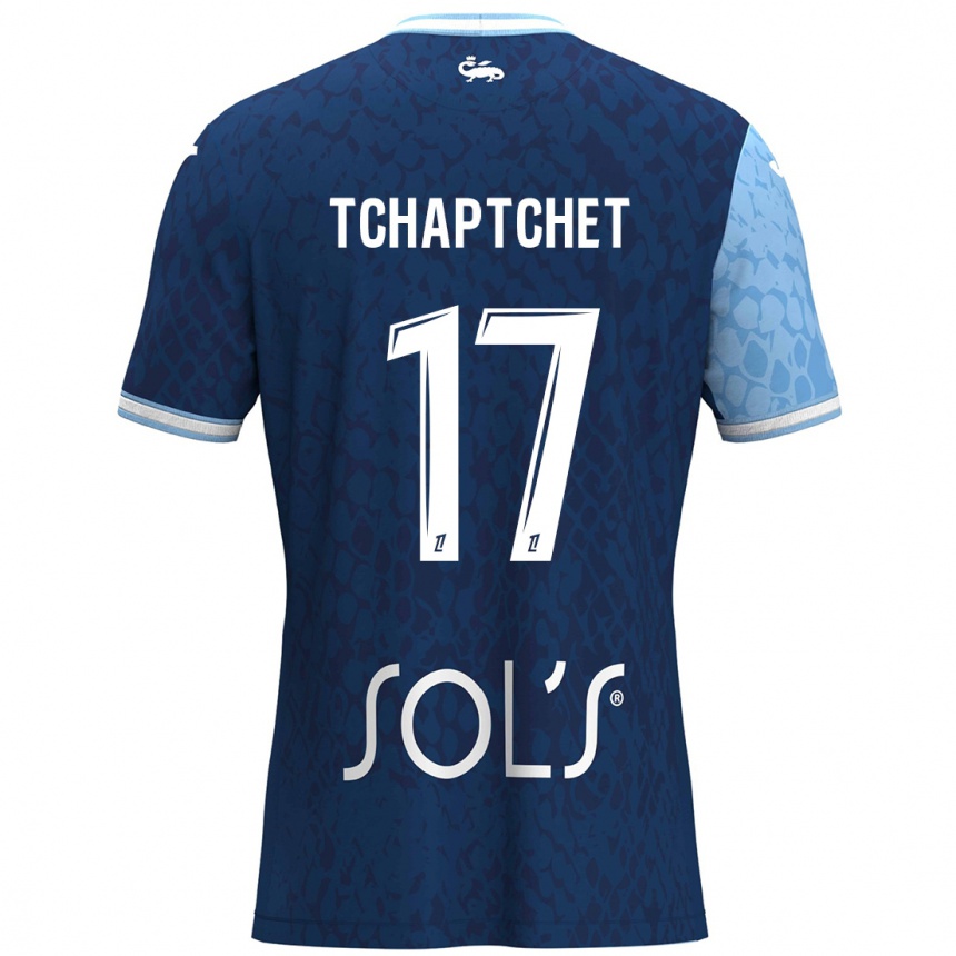 Femme Football Maillot Chanel Tchaptchet #17 Bleu Ciel Bleu Foncé Tenues Domicile 2024/25