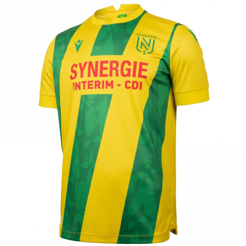 Femme Football Maillot Moutanabi Bodiang #0 Jaune Vert Tenues Domicile 2024/25