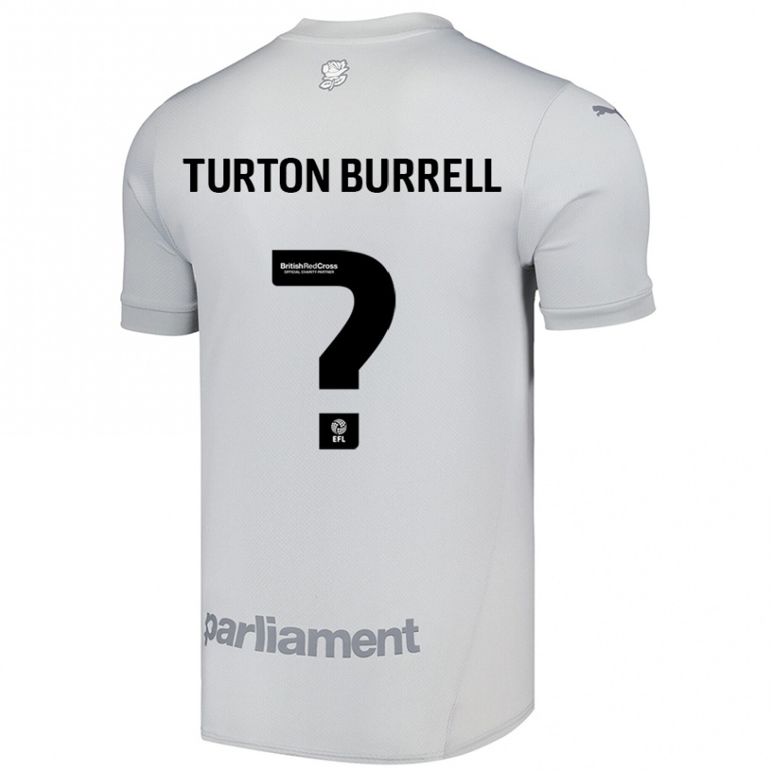 Femme Football Maillot Melissa Turton-Burrell #0 Gris Argenté Tenues Extérieur 2024/25