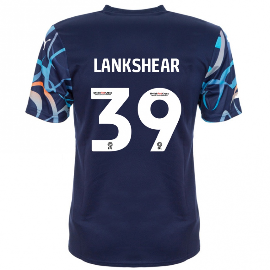 Femme Football Maillot Alex Lankshear #39 Bleu Marine Tenues Extérieur 2024/25