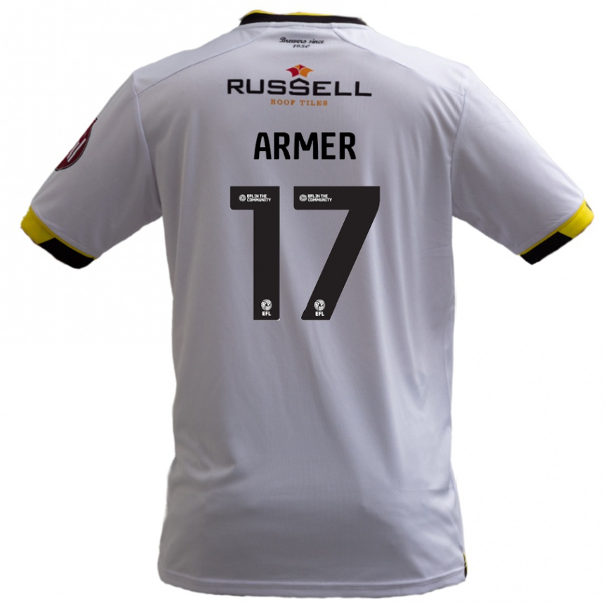 Femme Football Maillot Jack Armer #17 Blanc Tenues Extérieur 2024/25