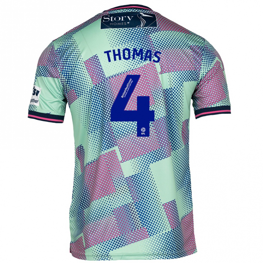 Femme Football Maillot Terell Thomas #4 Vert Tenues Extérieur 2024/25