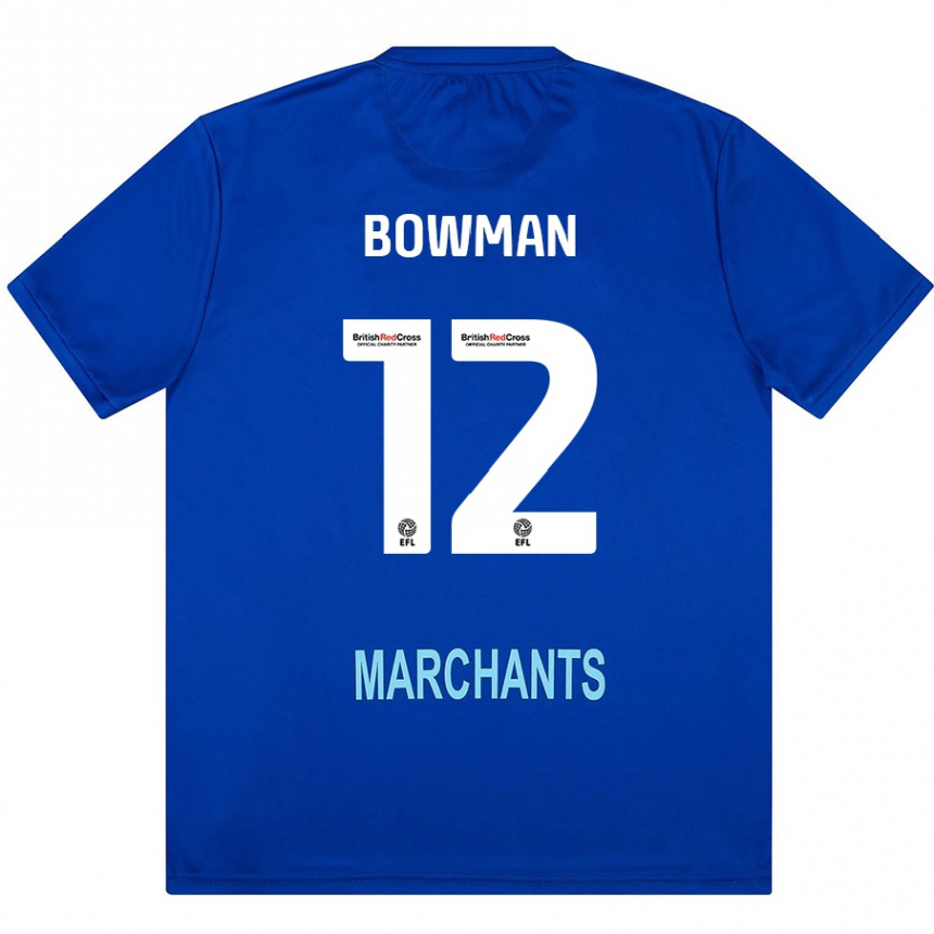 Femme Football Maillot Ryan Bowman #12 Vert Tenues Extérieur 2024/25