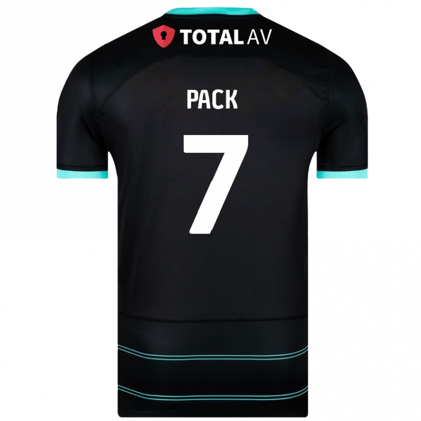 Femme Football Maillot Marlon Pack #7 Noir Tenues Extérieur 2024/25