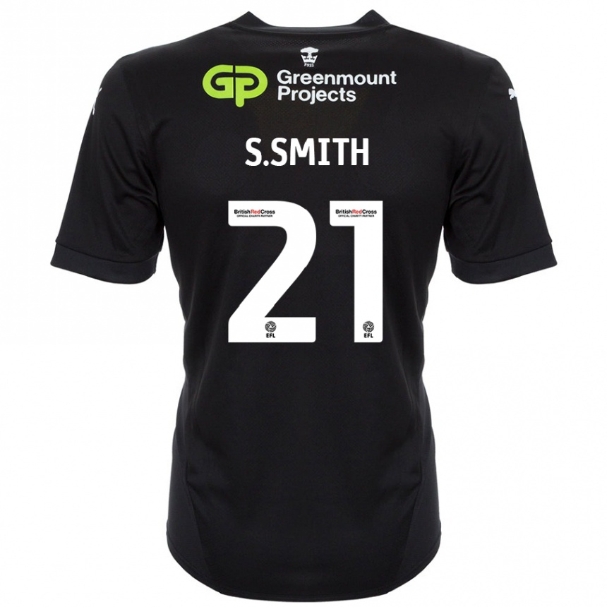 Femme Football Maillot Scott Smith #21 Noir Tenues Extérieur 2024/25