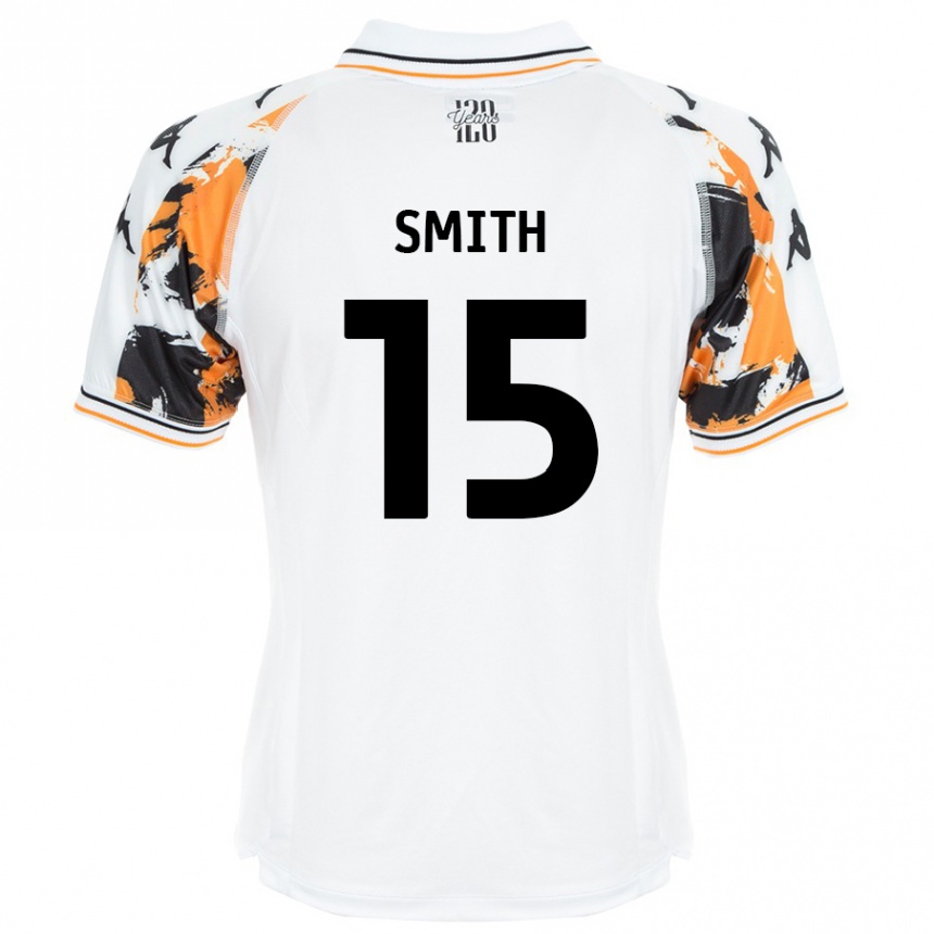 Femme Football Maillot Suey Smith #15 Blanc Tenues Extérieur 2024/25