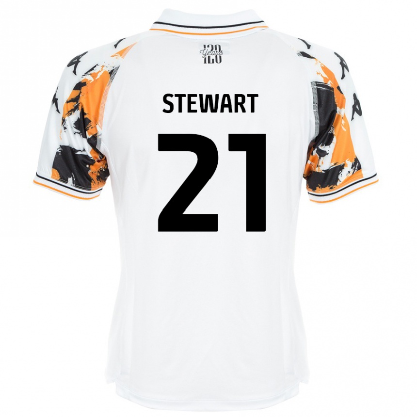 Femme Football Maillot Alice Stewart #21 Blanc Tenues Extérieur 2024/25