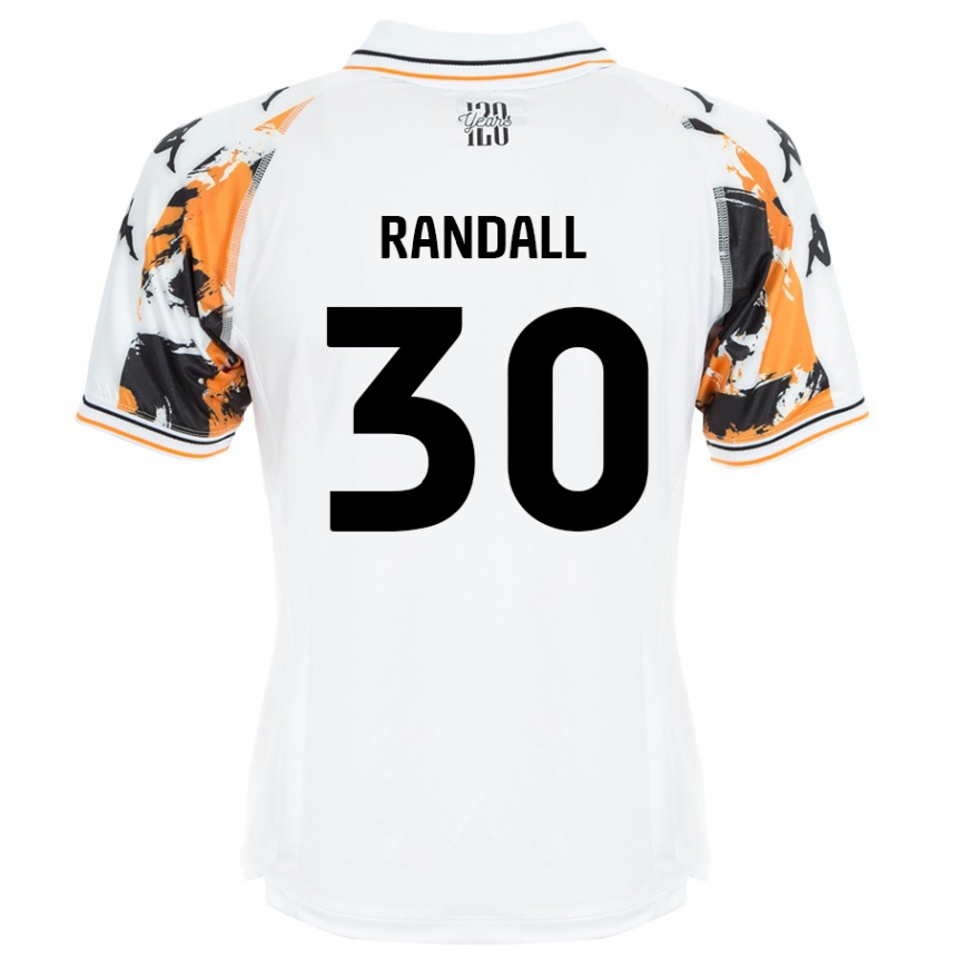 Femme Football Maillot Jennifer Randall #30 Blanc Tenues Extérieur 2024/25