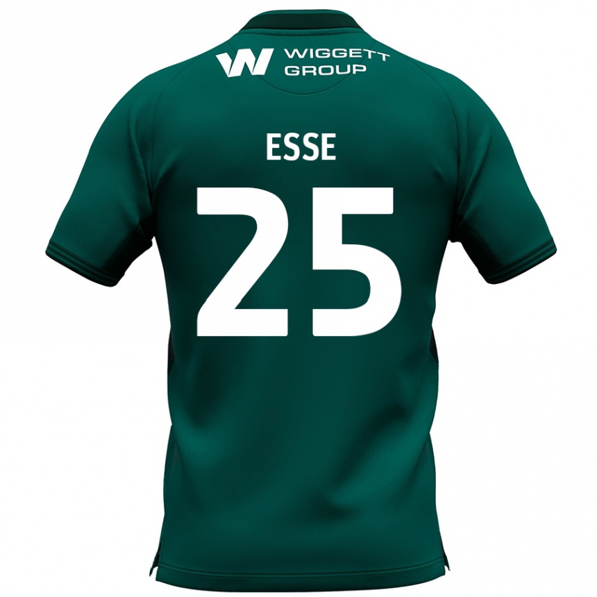 Femme Football Maillot Romain Esse #25 Vert Tenues Extérieur 2024/25