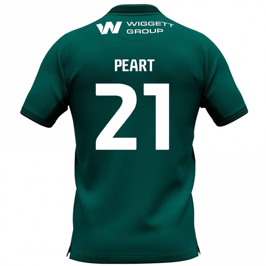 Femme Football Maillot Kalani Peart #21 Vert Tenues Extérieur 2024/25