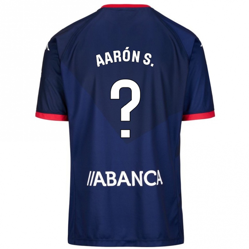 Femme Football Maillot Aarón Sánchez #0 Bleu Marine Tenues Extérieur 2024/25