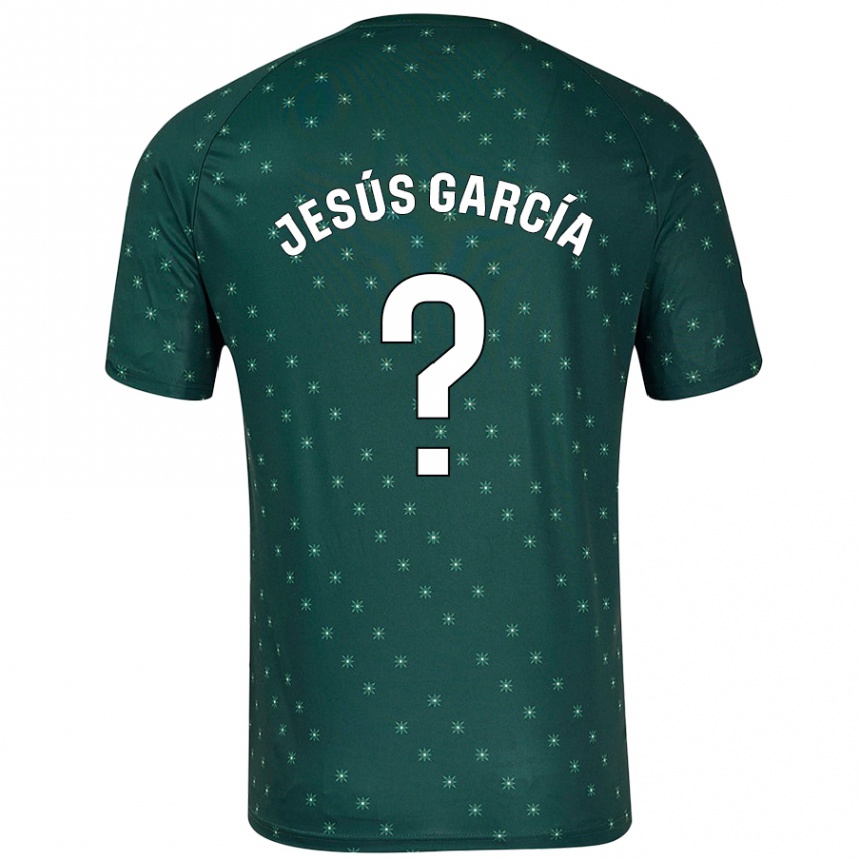 Femme Football Maillot Jesús García #0 Vert Foncé Tenues Extérieur 2024/25