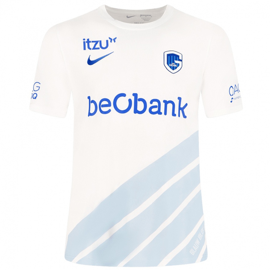 Femme Football Maillot Zaïd Bafdili #66 Blanc Tenues Extérieur 2024/25