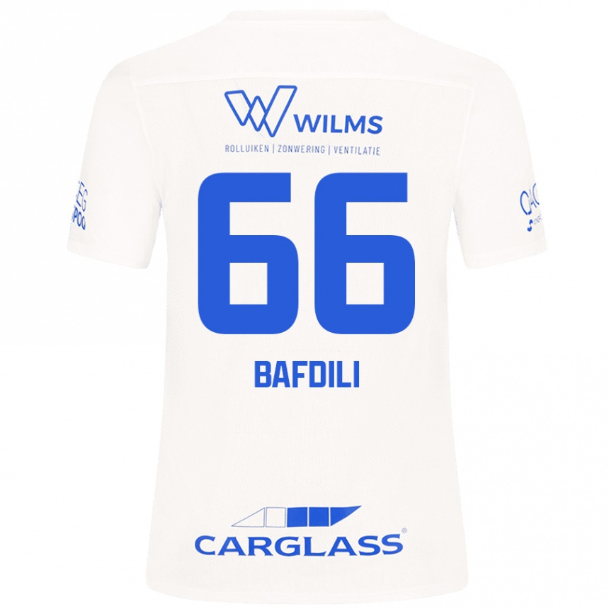 Femme Football Maillot Zaïd Bafdili #66 Blanc Tenues Extérieur 2024/25