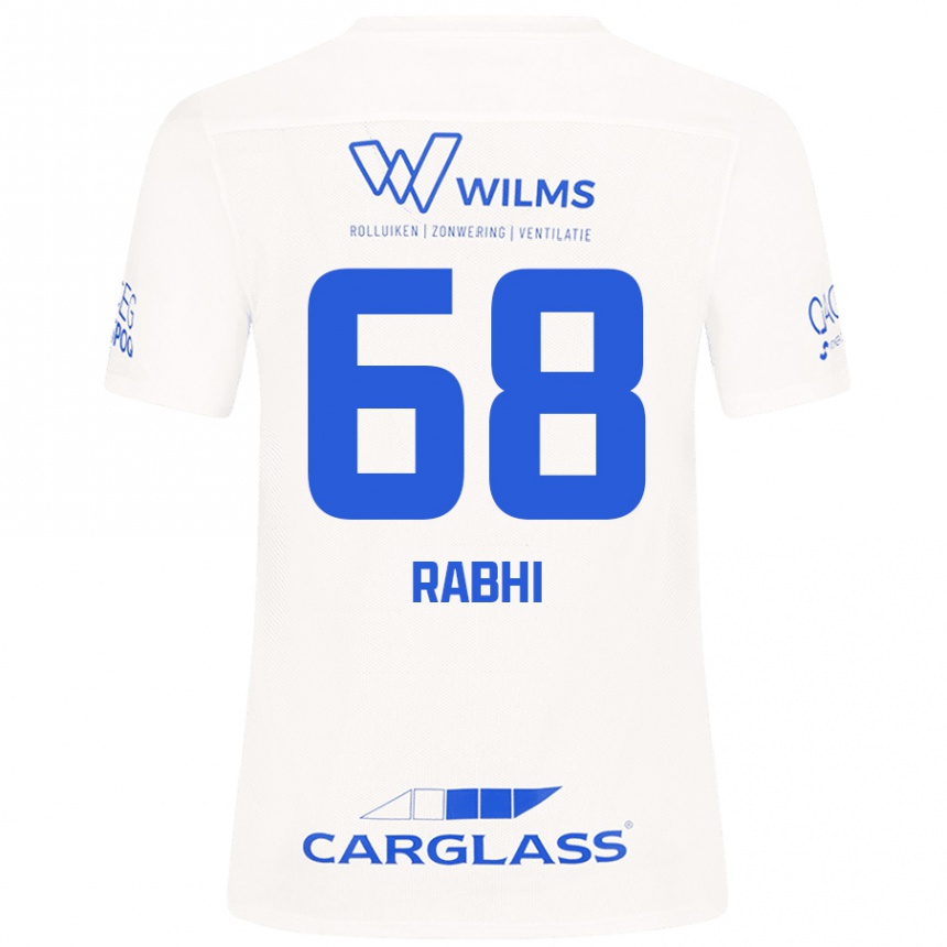 Femme Football Maillot Ayman Rabhi #68 Blanc Tenues Extérieur 2024/25