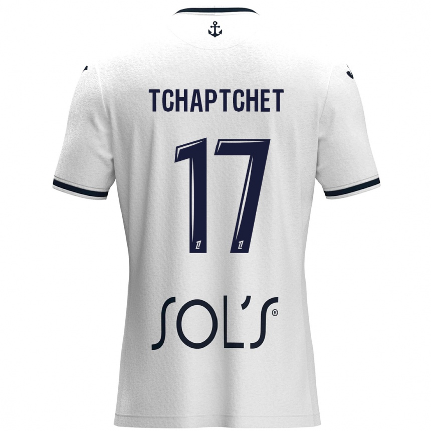 Femme Football Maillot Chanel Tchaptchet #17 Blanc Bleu Foncé Tenues Extérieur 2024/25