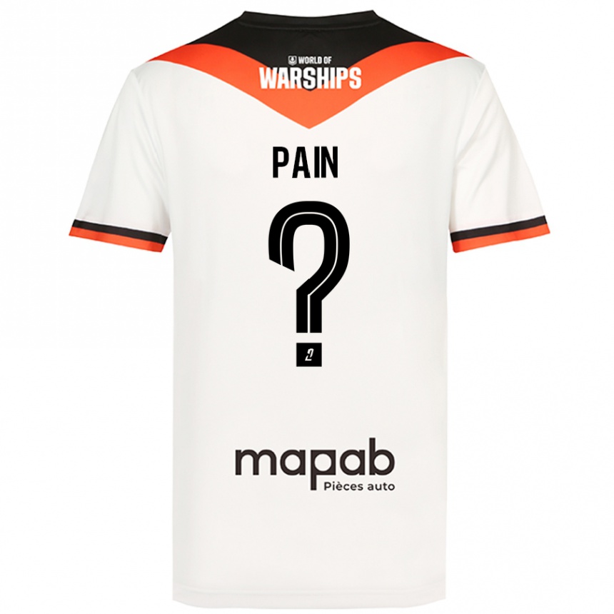 Femme Football Maillot Ilan Pain #0 Blanc Tenues Extérieur 2024/25