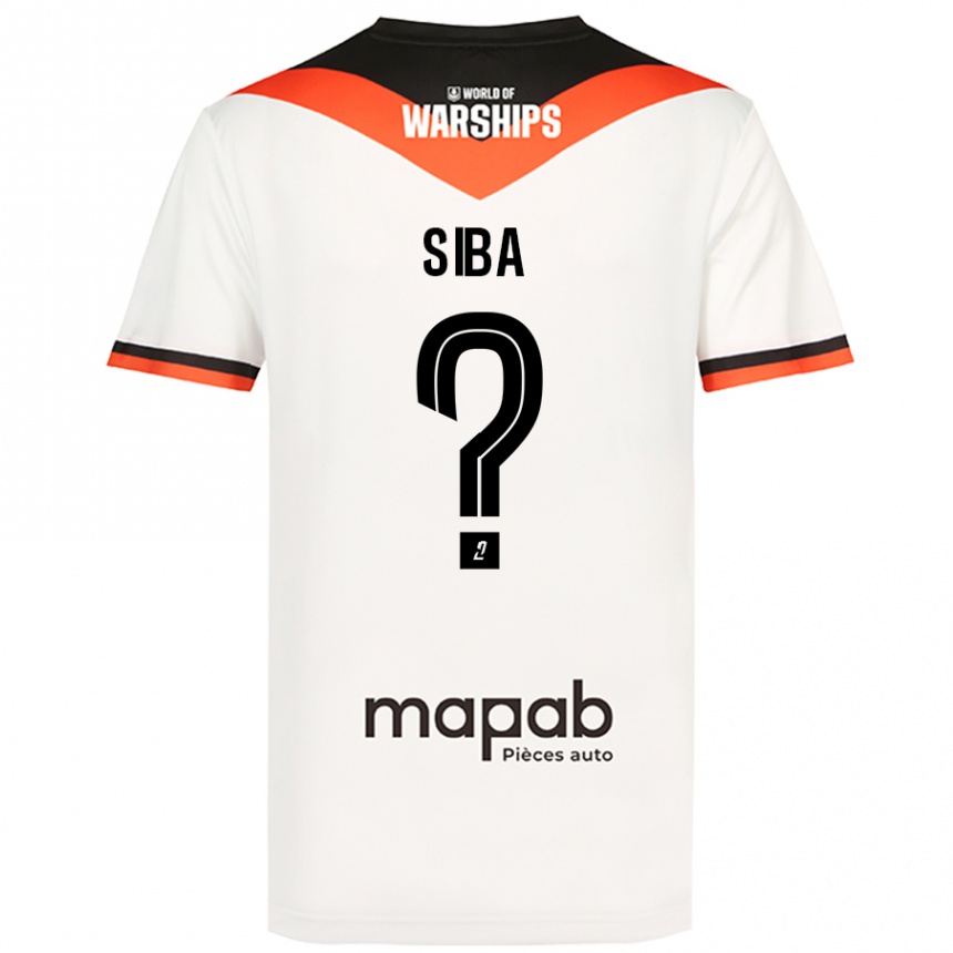 Femme Football Maillot Stevan Siba #0 Blanc Tenues Extérieur 2024/25