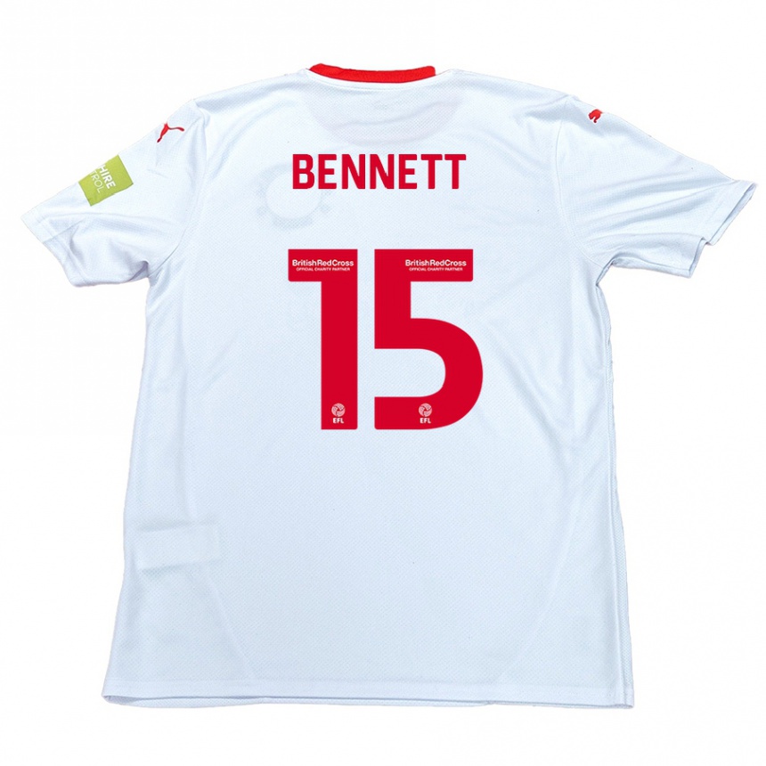 Enfant Football Maillot Rhys Bennett #15 Blanc Tenues Extérieur 2024/25