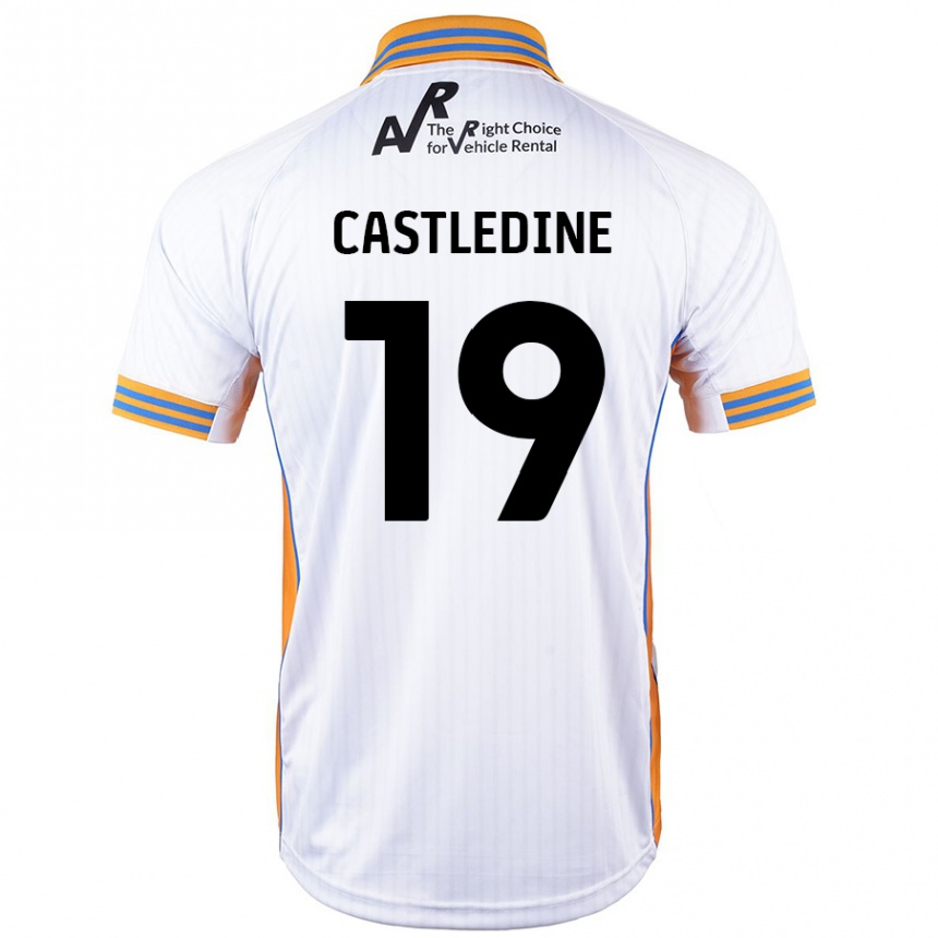 Enfant Football Maillot Leo Castledine #19 Blanc Tenues Extérieur 2024/25