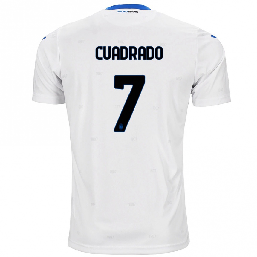 Enfant Football Maillot Juan Cuadrado #7 Blanc Tenues Extérieur 2024/25