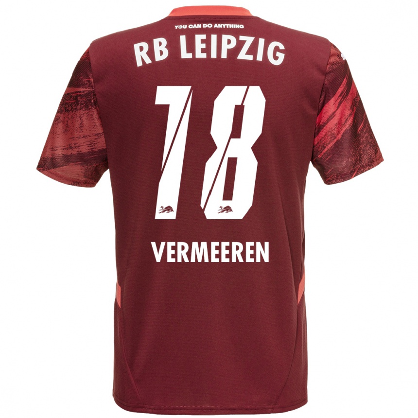 Enfant Football Maillot Arthur Vermeeren #18 Bordeaux Tenues Extérieur 2024/25