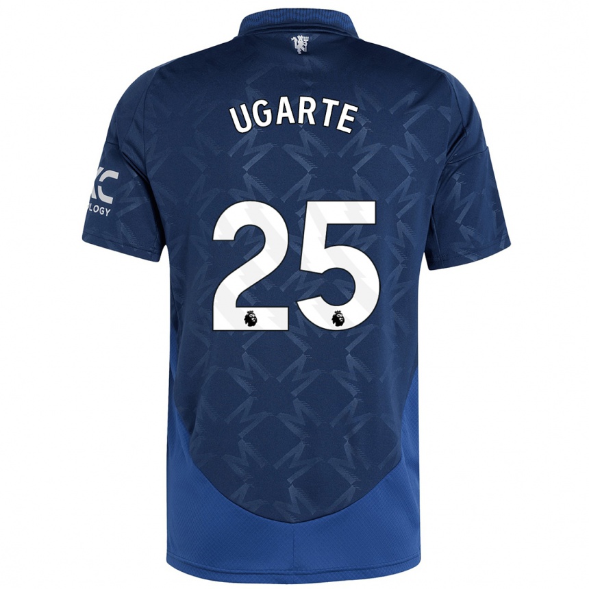 Enfant Football Maillot Manuel Ugarte #25 Indigo Tenues Extérieur 2024/25