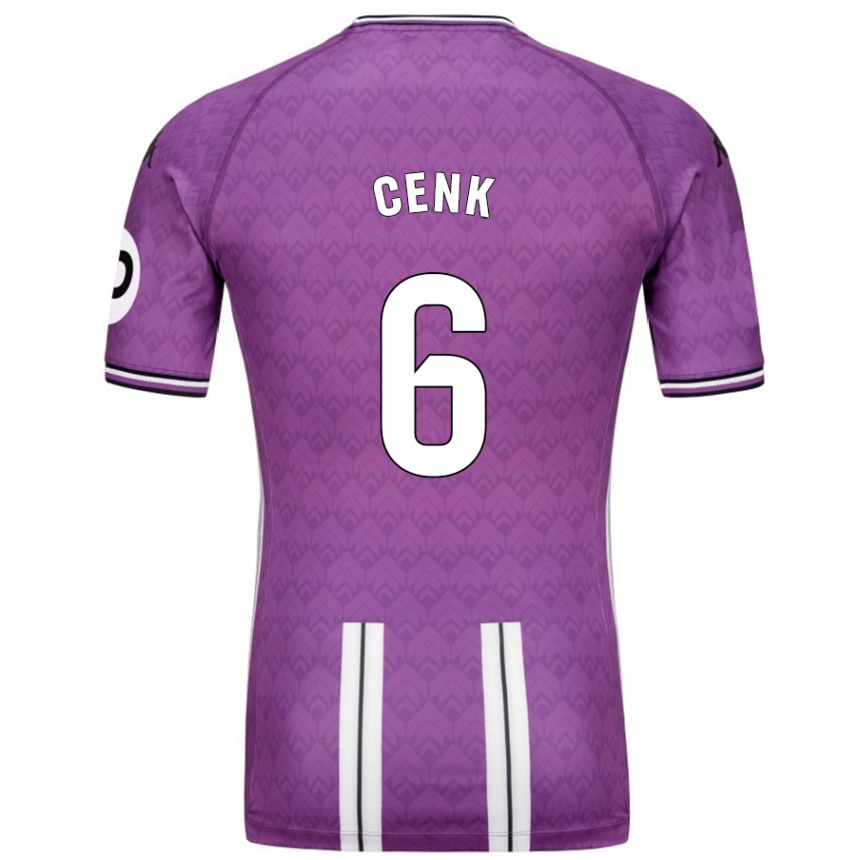 Enfant Football Maillot Cenk Ozkacar #6 Violet Blanc Tenues Domicile 2024/25