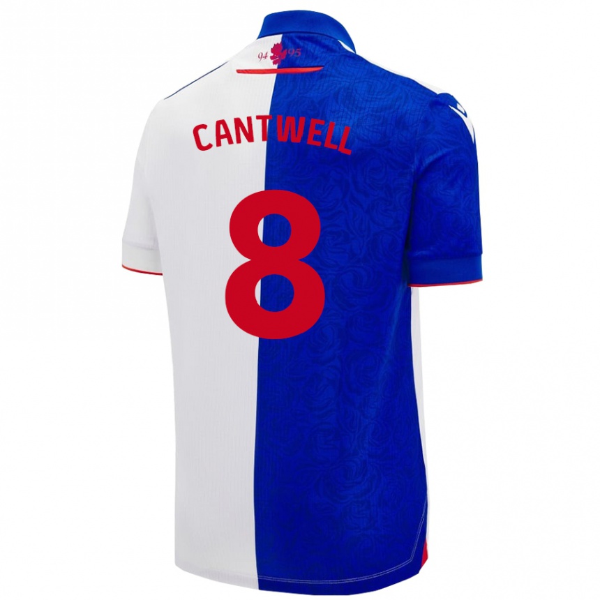 Enfant Football Maillot Todd Cantwell #8 Bleu Ciel Blanc Tenues Domicile 2024/25