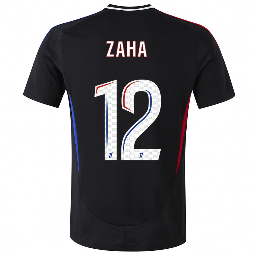 Enfant Football Maillot Wilfried Zaha #12 Noir Tenues Extérieur 2024/25