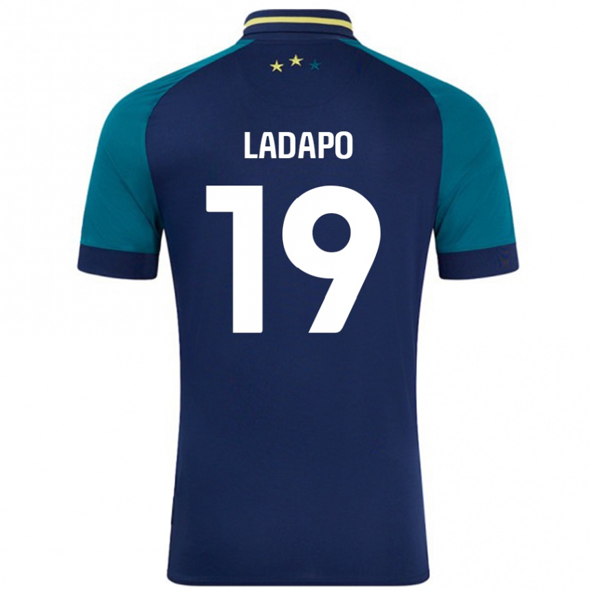 Enfant Football Maillot Freddie Ladapo #19 Marine Vert Foncé Tenues Extérieur 2024/25