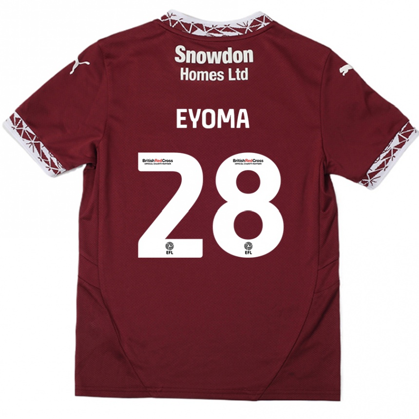 Enfant Football Maillot Timothy Eyoma #28 Bordeaux Tenues Domicile 2024/25