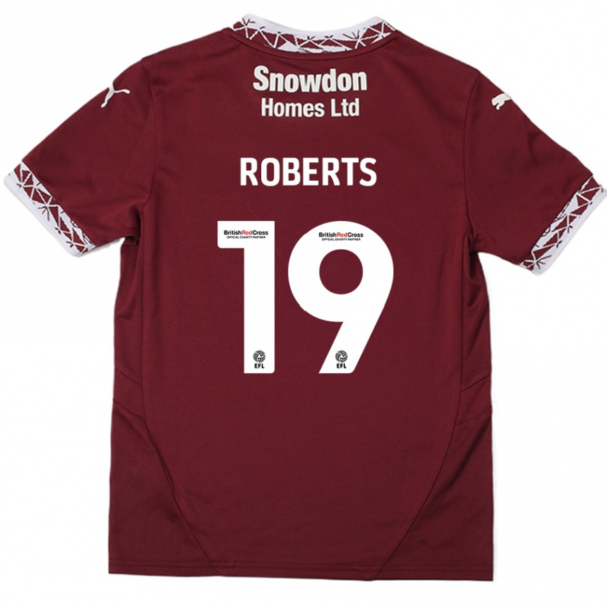 Enfant Football Maillot Tyler Roberts #19 Bordeaux Tenues Domicile 2024/25