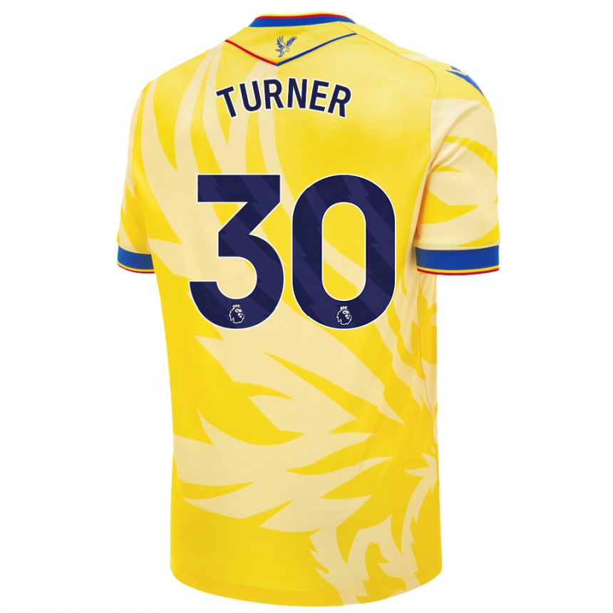 Enfant Football Maillot Matt Turner #30 Jaune Tenues Extérieur 2024/25