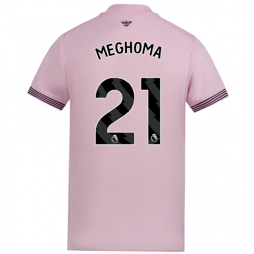 Enfant Football Maillot Jayden Meghoma #21 Rose Tenues Extérieur 2024/25