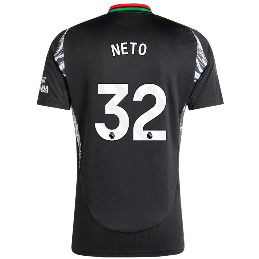 Enfant Football Maillot Neto #32 Noir Tenues Extérieur 2024/25