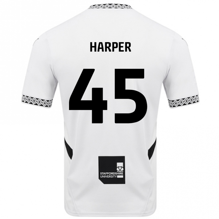 Enfant Football Maillot Rekeem Harper #45 Blanc Tenues Domicile 2024/25