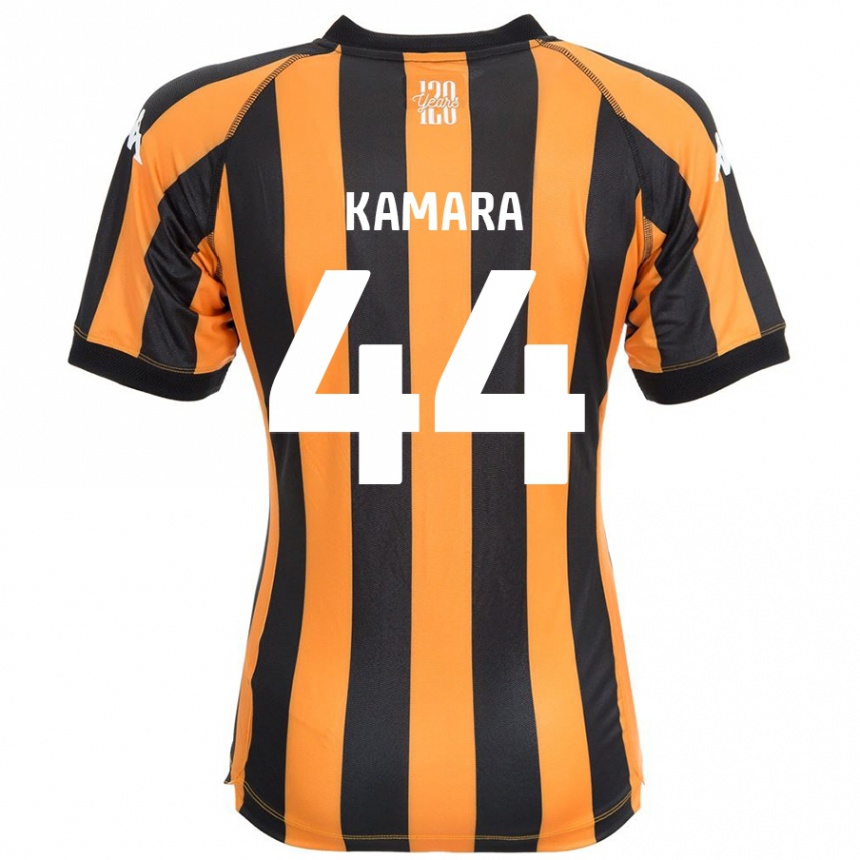 Enfant Football Maillot Abu Kamara #44 Noir Ambre Tenues Domicile 2024/25