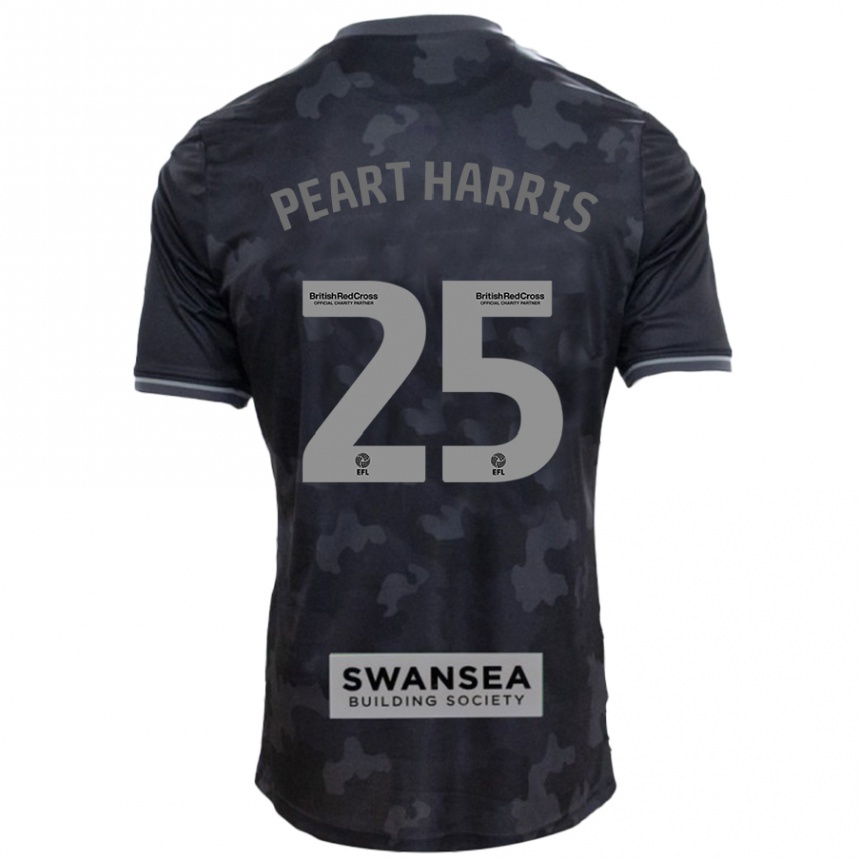 Enfant Football Maillot Myles Peart-Harris #25 Noir Tenues Extérieur 2024/25