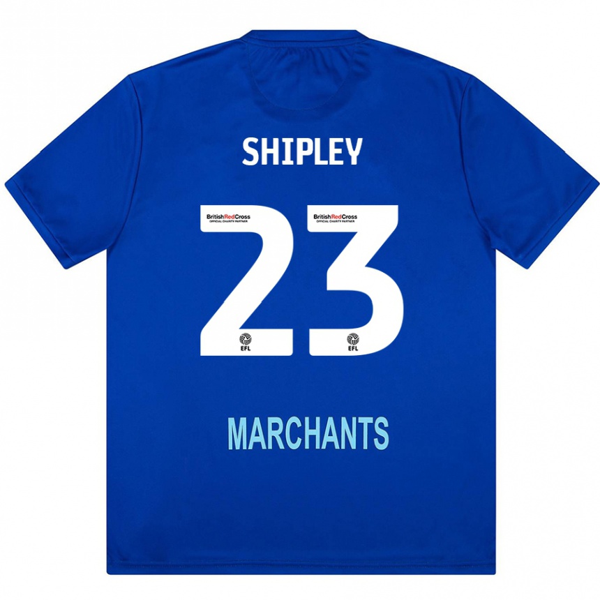 Enfant Football Maillot Lewis Shipley #23 Vert Tenues Extérieur 2024/25