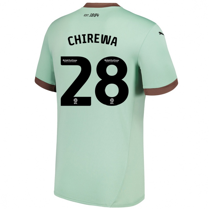 Homme Football Maillot Tawanda Chirewa #28 Vert Pâle Tenues Extérieur 2024/25