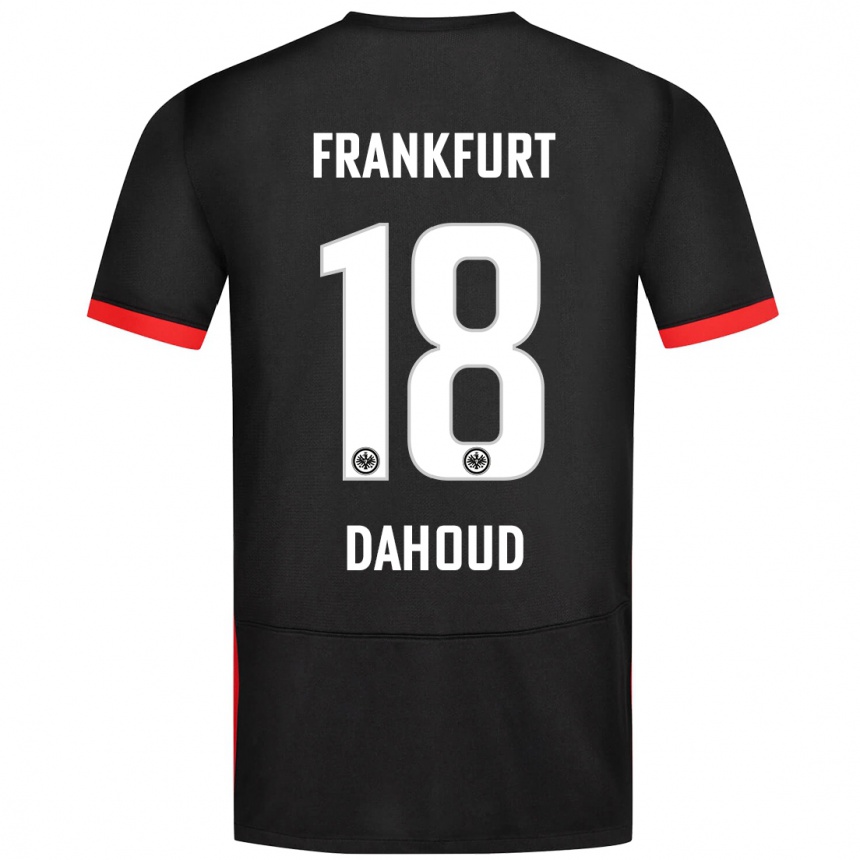 Homme Football Maillot Mahmoud Dahoud #18 Noir Tenues Extérieur 2024/25