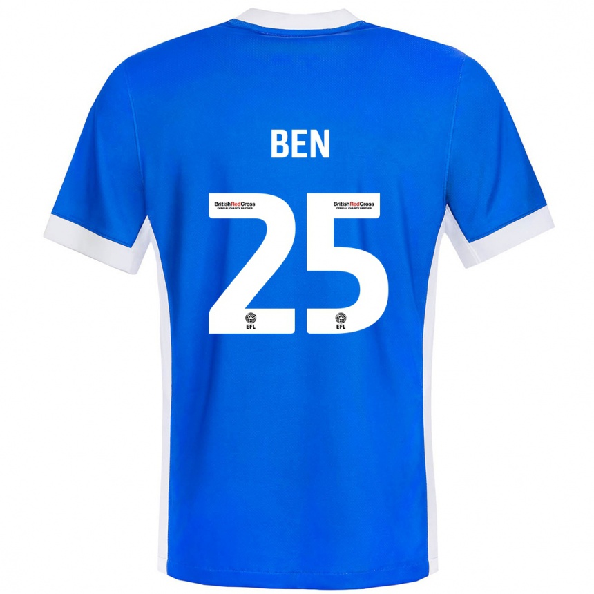 Homme Football Maillot Ben Davies #25 Bleu Blanc Tenues Domicile 2024/25