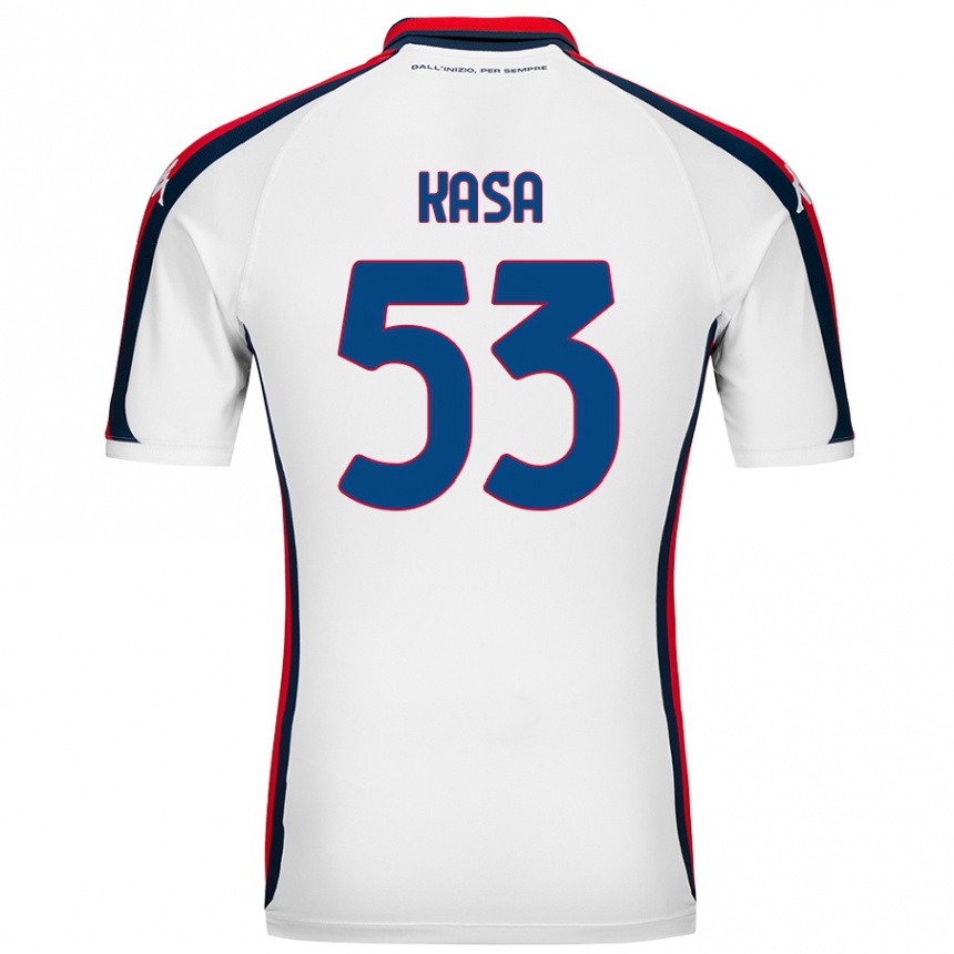 Homme Football Maillot Lior Kasa #53 Blanc Tenues Extérieur 2024/25