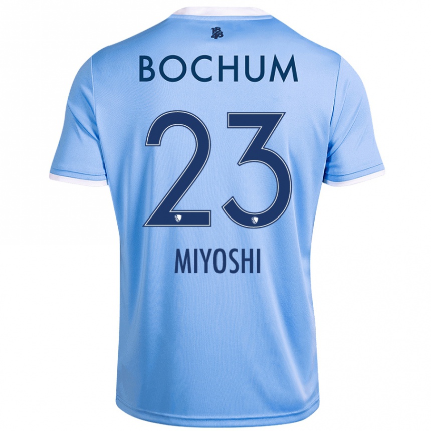 Homme Football Maillot Koji Miyoshi #23 Bleu Ciel Tenues Extérieur 2024/25