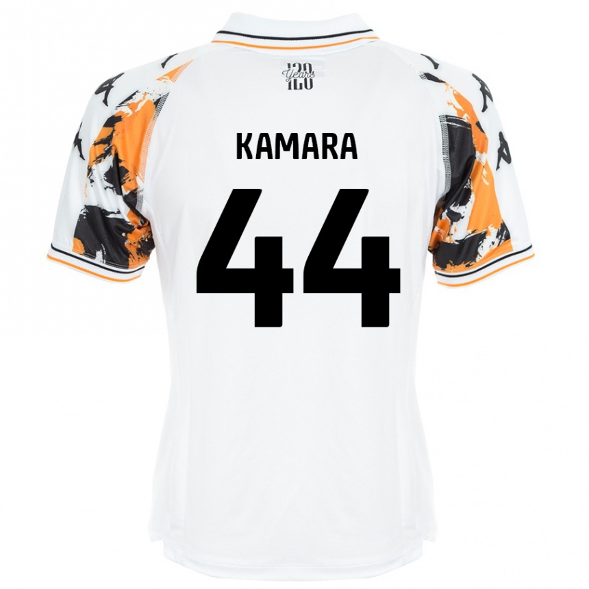 Homme Football Maillot Abu Kamara #44 Blanc Tenues Extérieur 2024/25